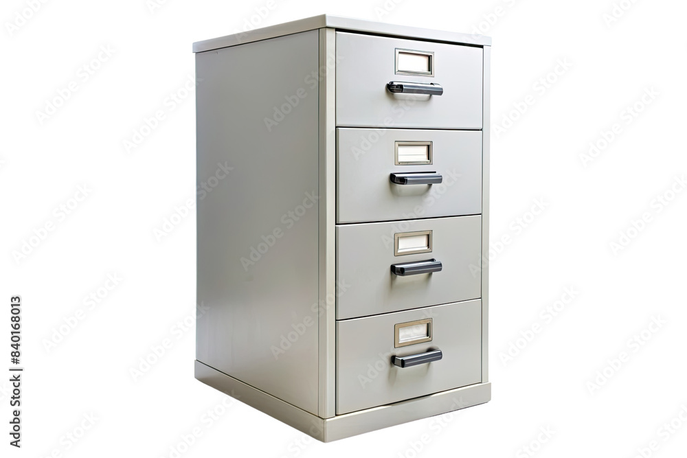File cabinet isolated on a transparent background File cabinet isolated on a transparent background