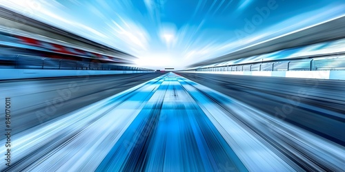 Blurry international race track startfinish line in motion. Concept Sports Photography, Motion Blur, International Race Track, Start/Finish Line, Action Shot