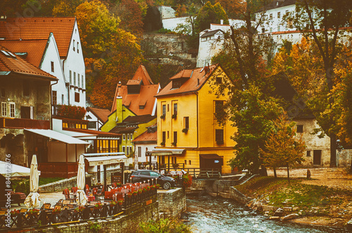 Cesky Krumlov town