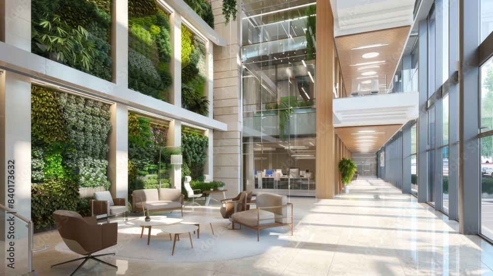 NatureInspired Corporate Oasis Biophilic Design and Natural Light in Modern Office Headquarters NatureInspired Corporate Oasis Biophilic Design and Natural Light in Modern Office Headquarters