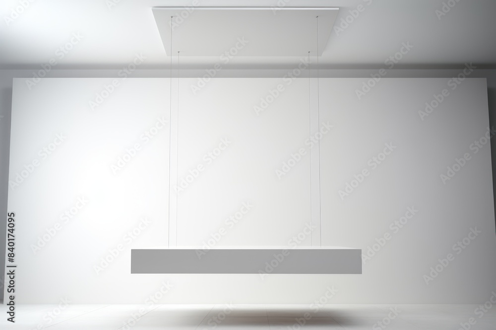 podium suspended in mid-air, defying gravity amidst the blank white space. podium suspended in mid-air, defying gravity amidst the blank white space.