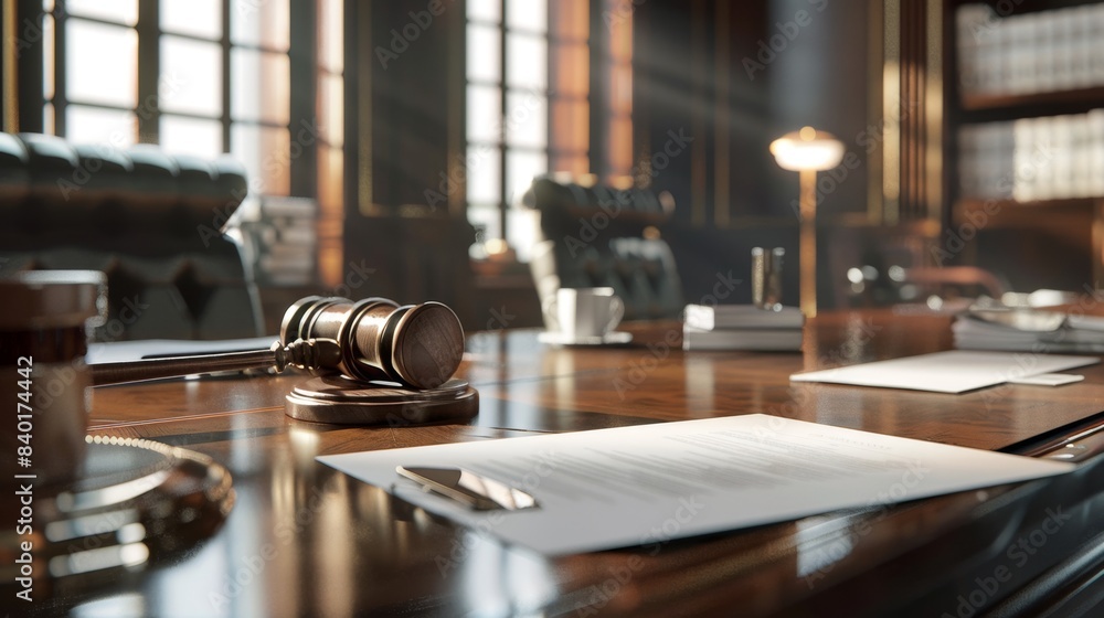 Power and Prestige Corporate Law Office with Gavel Business Cards and Legal Documents Professional Business Meeting Concept Power and Prestige Corporate Law Office with Gavel Business Cards and Legal Documents Professional Business Meeting Concept