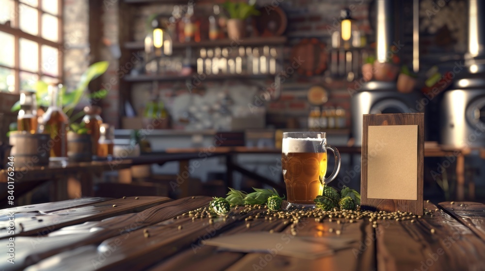 Craft Beer Tasting Room Business Cards Amidst Barley Hops and Brews Craft Beer Tasting Room Business Cards Amidst Barley Hops and Brews