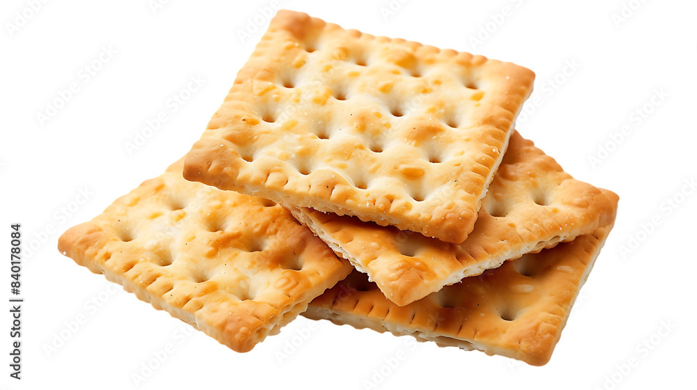 Cracker isolated on transparent background Cracker isolated on transparent background