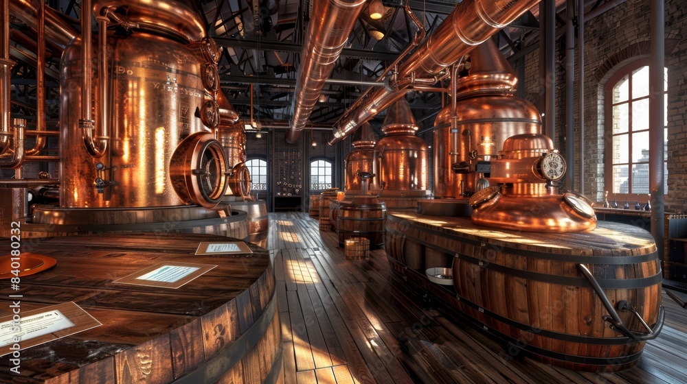 Artisanal Elegance Business Cards Await on Aged Oak Barrels in Distillery Haven Artisanal Elegance Business Cards Await on Aged Oak Barrels in Distillery Haven
