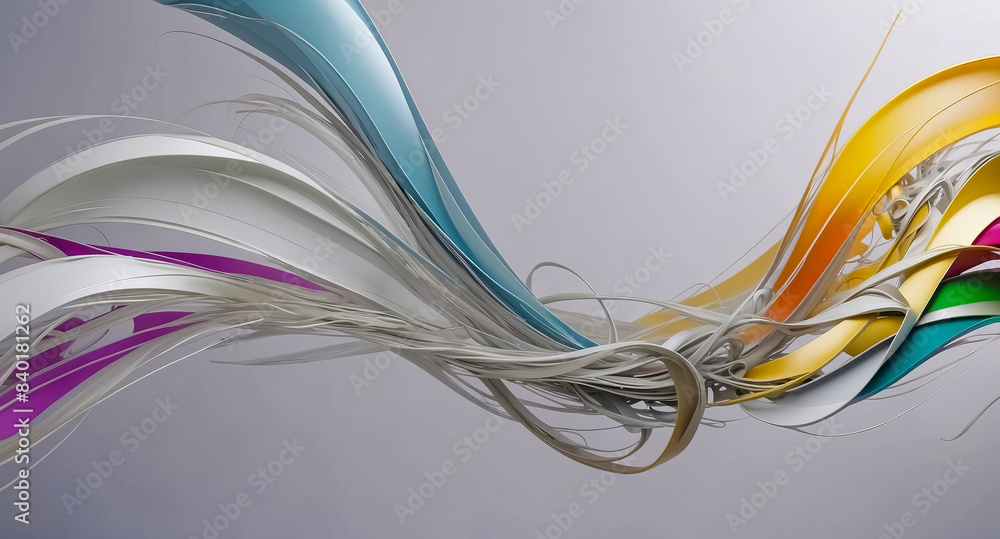 Fototapeta premium Abstract Colorful Swirls