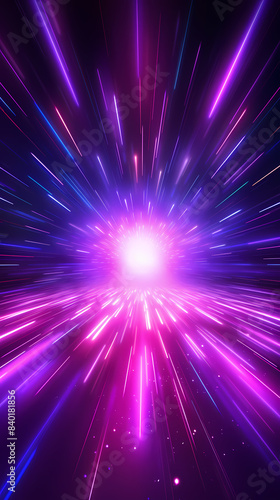 Vibrant purple neon background
