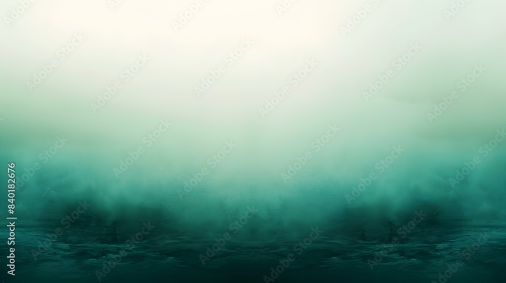 Fototapeta premium Gradient of a light to dark emerald backdrop