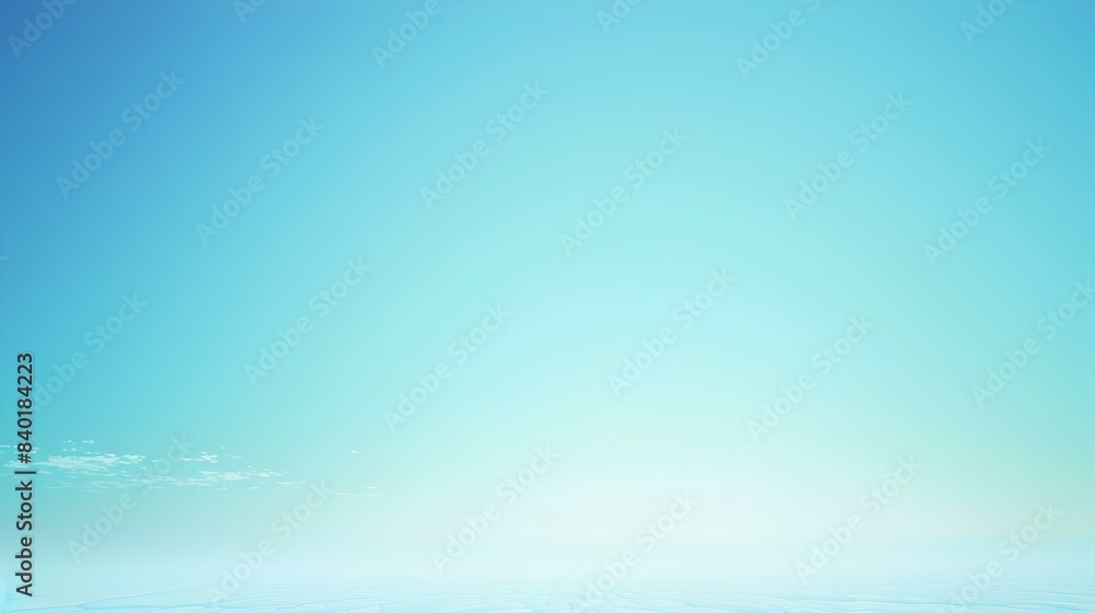 Obraz premium Gradient of a light to Azure backdrop