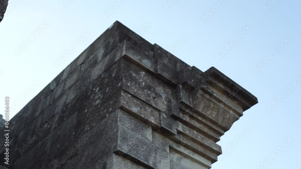 view from a low angle of the temple building view from a low angle of the temple building