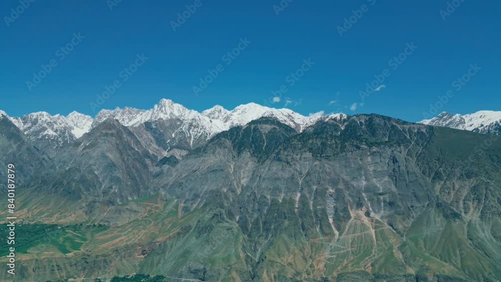 Aerial View Of Valley Surrounded By Hindu Kush Mountain Range, Chitral, Khyber Pukhtoon Khwa, Pakistan Aerial View Of Valley Surrounded By Hindu Kush Mountain Range, Chitral, Khyber Pukhtoon Khwa, Pakistan
