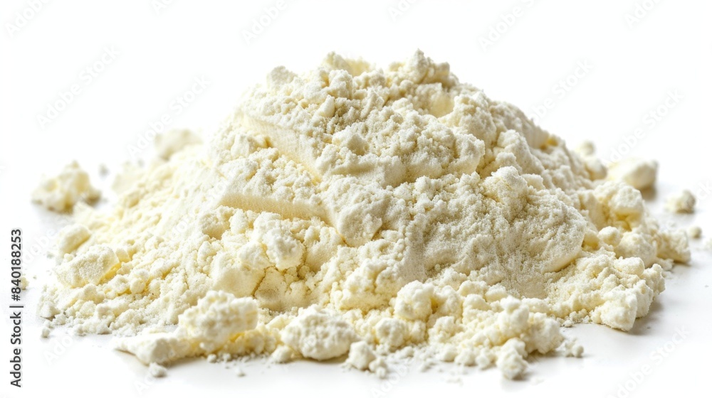 milk powder Isolated on white background. powder object for designer milk powder Isolated on white background. powder object for designer