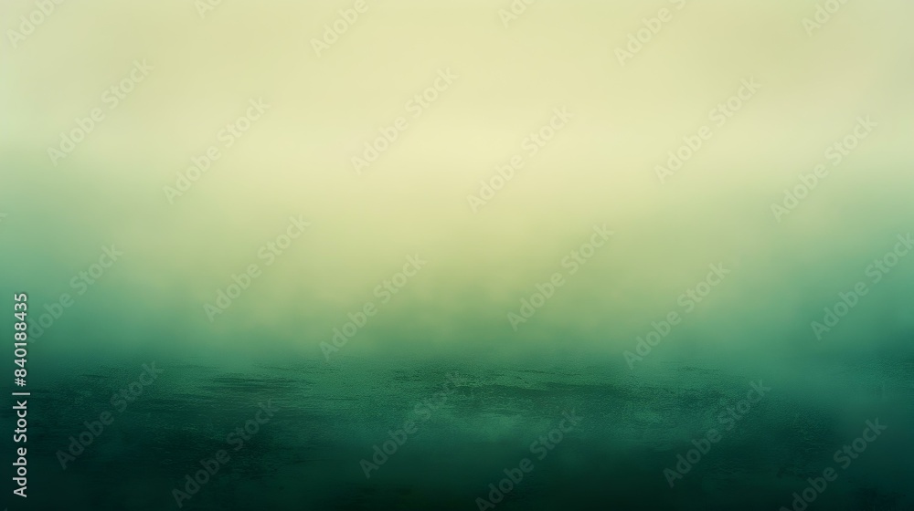 Obraz premium Gradient of a light to Dark green background