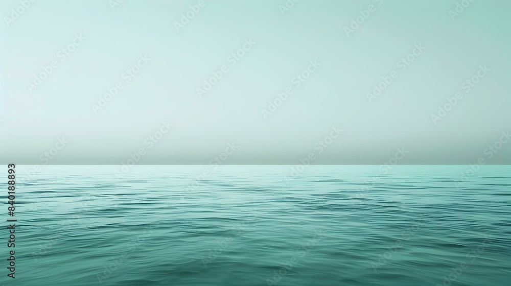 Obraz premium Gradient of a light to Sea Green effect