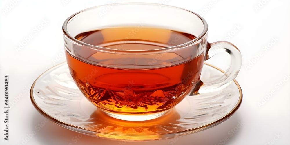 Isolated glass tea cup on white background with clipping path. Concept Product Photography, Glassware, Tea Cup, White Background, Clipping Path Isolated glass tea cup on white background with clipping path. Concept Product Photography, Glassware, Tea Cup, White Background, Clipping Path