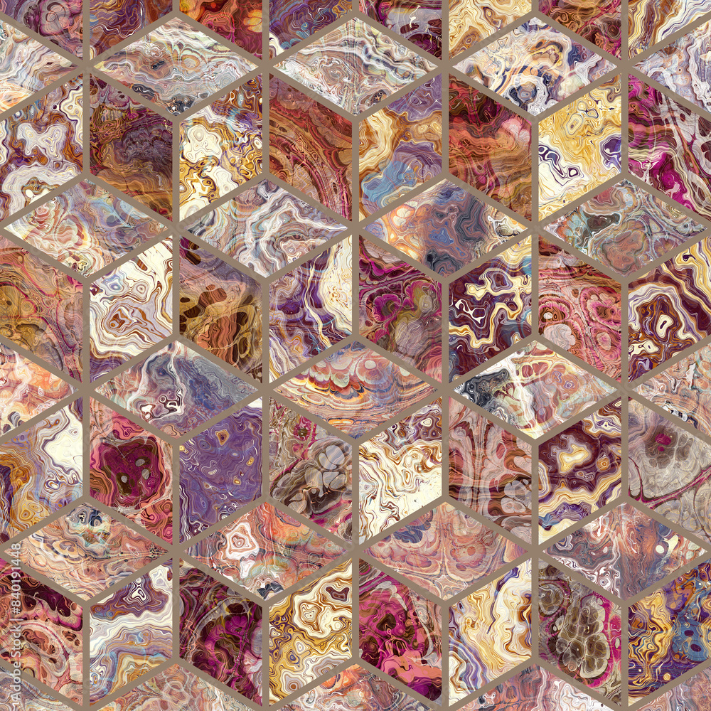 Abstract Marble mosaic tiles texture. Cubes mosaic tiles. Fractal digital Art Background. High Resolution. Can be used for background or Abstract Marble mosaic tiles texture. Cubes mosaic tiles. Fractal digital Art Background. High Resolution. Can be used for background or