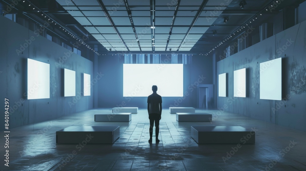 Immersive Digital Art Interactive Installations and Projected Artworks in a Contemporary Exhibition Space Immersive Digital Art Interactive Installations and Projected Artworks in a Contemporary Exhibition Space
