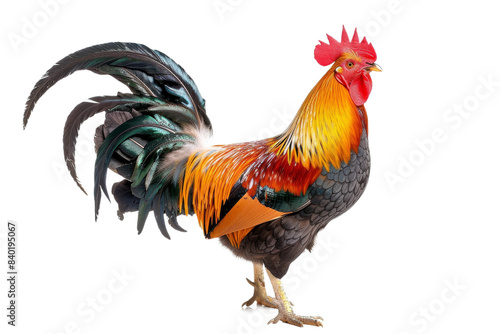 Rooster Isolated on a transparent background © rzrstudio