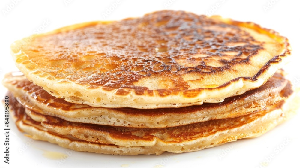 burnt pancake isolated on white background. burnt pancake isolated on white background.