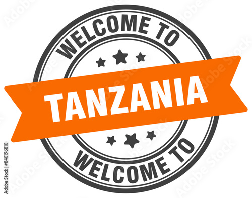 Welcome to Tanzania stamp. Tanzania round sign