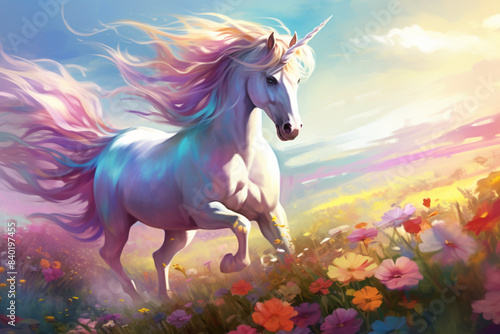 horse in the field