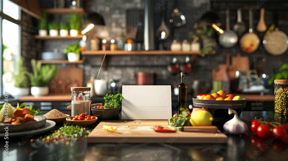 Exotic Fusion Cuisine Chef's Test Kitchen with Gourmet Dishes Exotic Spices and Recipe Notes Stock Image Exotic Fusion Cuisine Chef's Test Kitchen with Gourmet Dishes Exotic Spices and Recipe Notes Stock Image