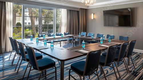 Modern Conference Room Setup for Corporate Meetings