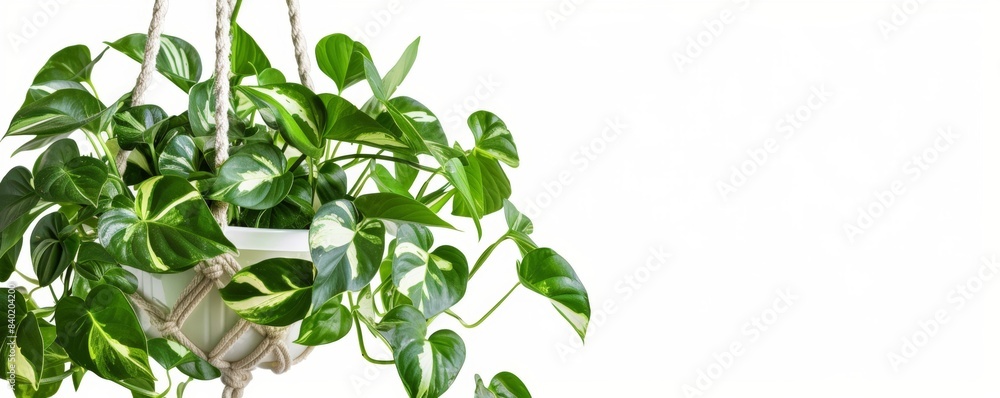 The Pothos tree is characterized by its long vines and heart-shaped leaves. The Pothos tree is characterized by its long vines and heart-shaped leaves.