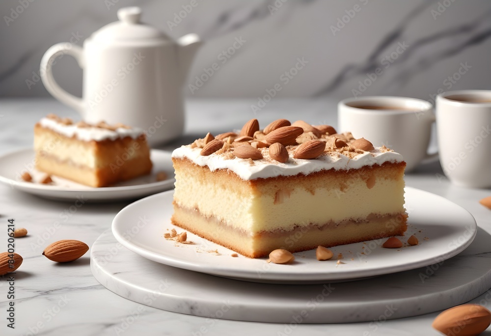 Delicious almond cake Delicious almond cake