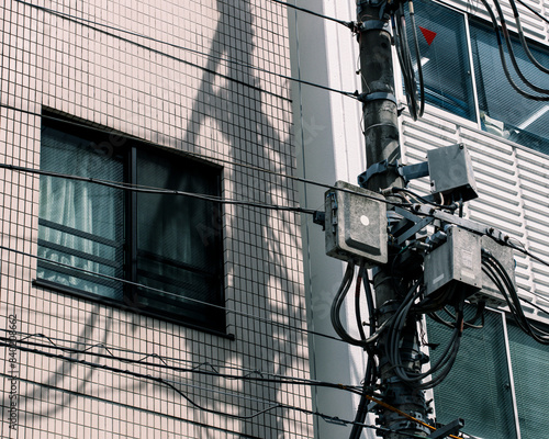 wires, electical Tokyo photo