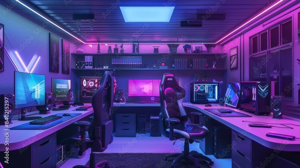 Elite Esports Headquarters HighTech Gaming Hub with Championship Trophies Business Cards and CuttingEdge PCs Professional Gamer Lifestyle Elite Esports Headquarters HighTech Gaming Hub with Championship Trophies Business Cards and CuttingEdge PCs Professional Gamer Lifestyle