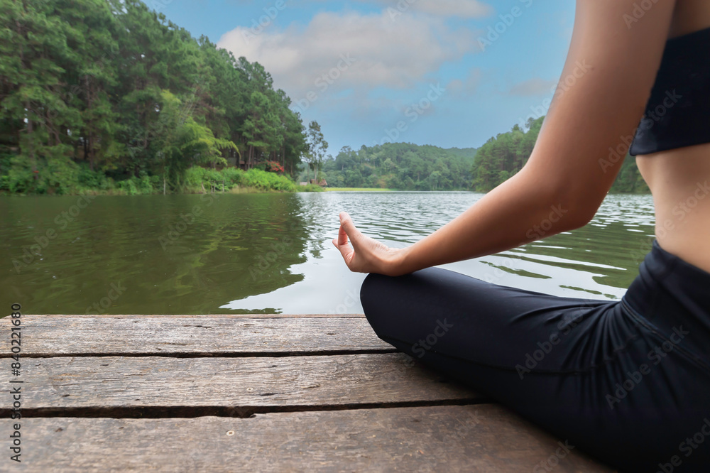 Lifestyle woman yoga exercise and pose for healthy life.Fitness and healthy lifestyle. Lifestyle woman yoga exercise and pose for healthy life.Fitness and healthy lifestyle.