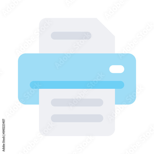 Trendy icon of printer customizable vector design