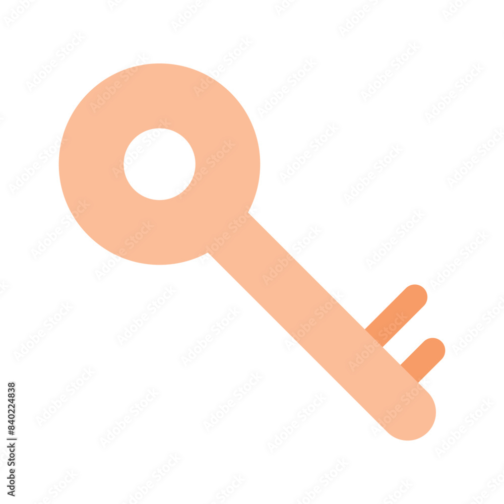A trendy icon of private key, protection key vector design A trendy icon of private key, protection key vector design