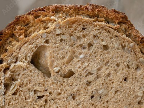 Bio Bäckerbrot aus Sauerteig, gesunde Ernährung photo