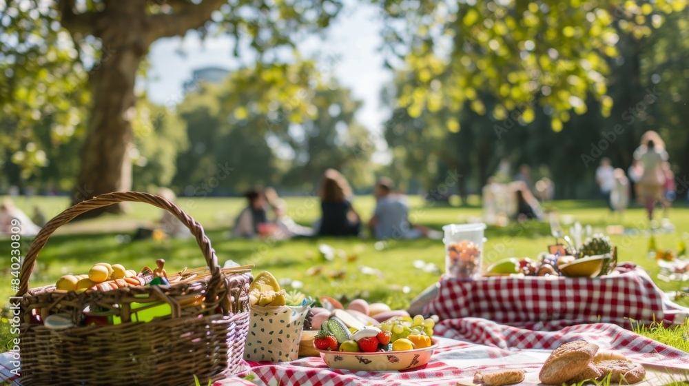Checkered picnic blankets, overflowing baskets, and happy faces. Checkered picnic blankets, overflowing baskets, and happy faces.