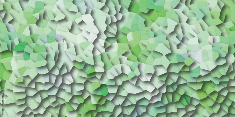 Abstract green broken stained glass background design with line. geometric pattern with 3d shapes vector Illustration. Green broken wall paper in decoration. Abstract green broken stained glass background design with line. geometric pattern with 3d shapes vector Illustration. Green broken wall paper in decoration.