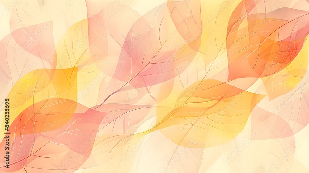 A yellow and orange leafy background with a few leaves scattered around. The leaves are of different sizes and shapes, and they are arranged in a way that creates a sense of movement and in a way that A yellow and orange leafy background with a few leaves scattered around. The leaves are of different sizes and shapes, and they are arranged in a way that creates a sense of movement and in a way that