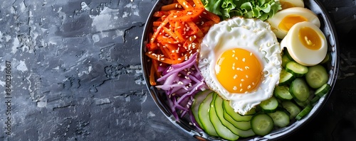 Vibrant Korean Bibimbap Bow...