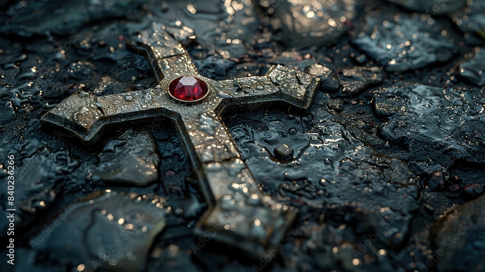 cross on the wall cross on the wall