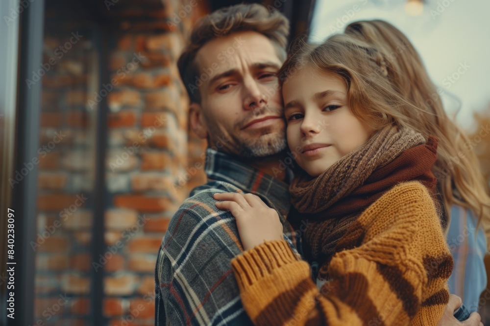 A romantic moment of affection between two people A romantic moment of affection between two people