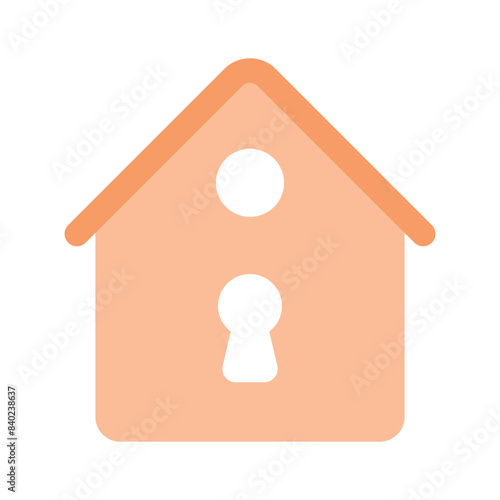 Well designed vector of house protection in trendy style, editable icon