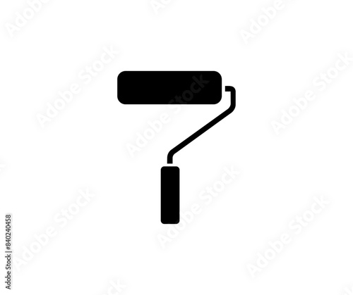 Paint roller icon. Paint brush sign and symbol vector design and illustration.

