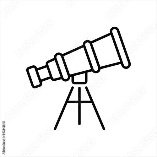 Telescope vector icon
