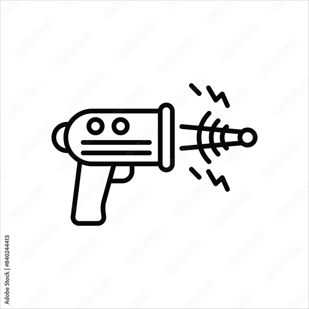 Space Gun vector icon Space Gun vector icon
