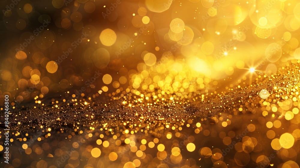 Golden Elegance: Luxurious Shimmering Texture Golden Elegance: Luxurious Shimmering Texture
