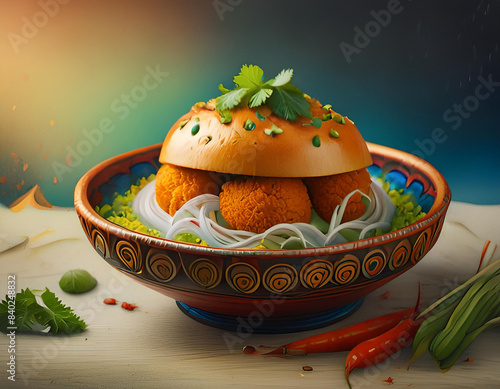 indian Vada Pav photo