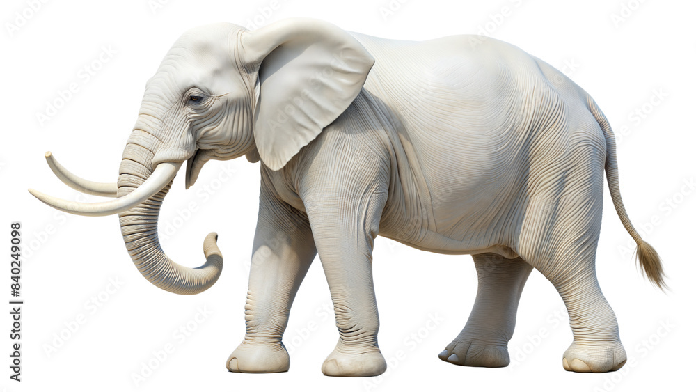 Obraz premium white elephant isolated on white