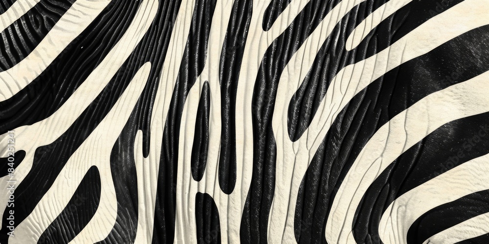 Close-up view of zebra's skin with distinctive stripes Close-up view of zebra's skin with distinctive stripes