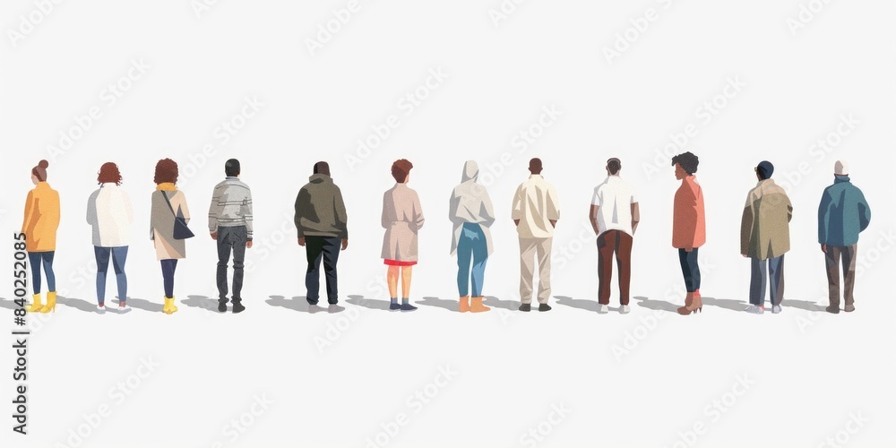 A group of people standing next to each other A group of people standing next to each other